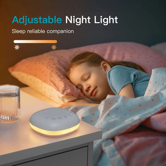 Baby Sleep Sound Machine — 24 Soothing Sounds + Night Light