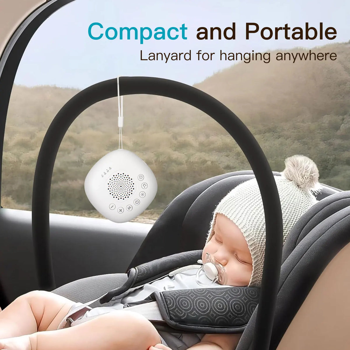Baby Sleep Sound Machine — 24 Soothing Sounds + Night Light