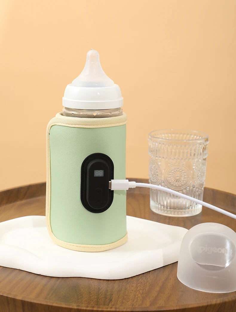 Portable Baby Bottle Warmer — USB Rechargeable, Car & Travel Ready